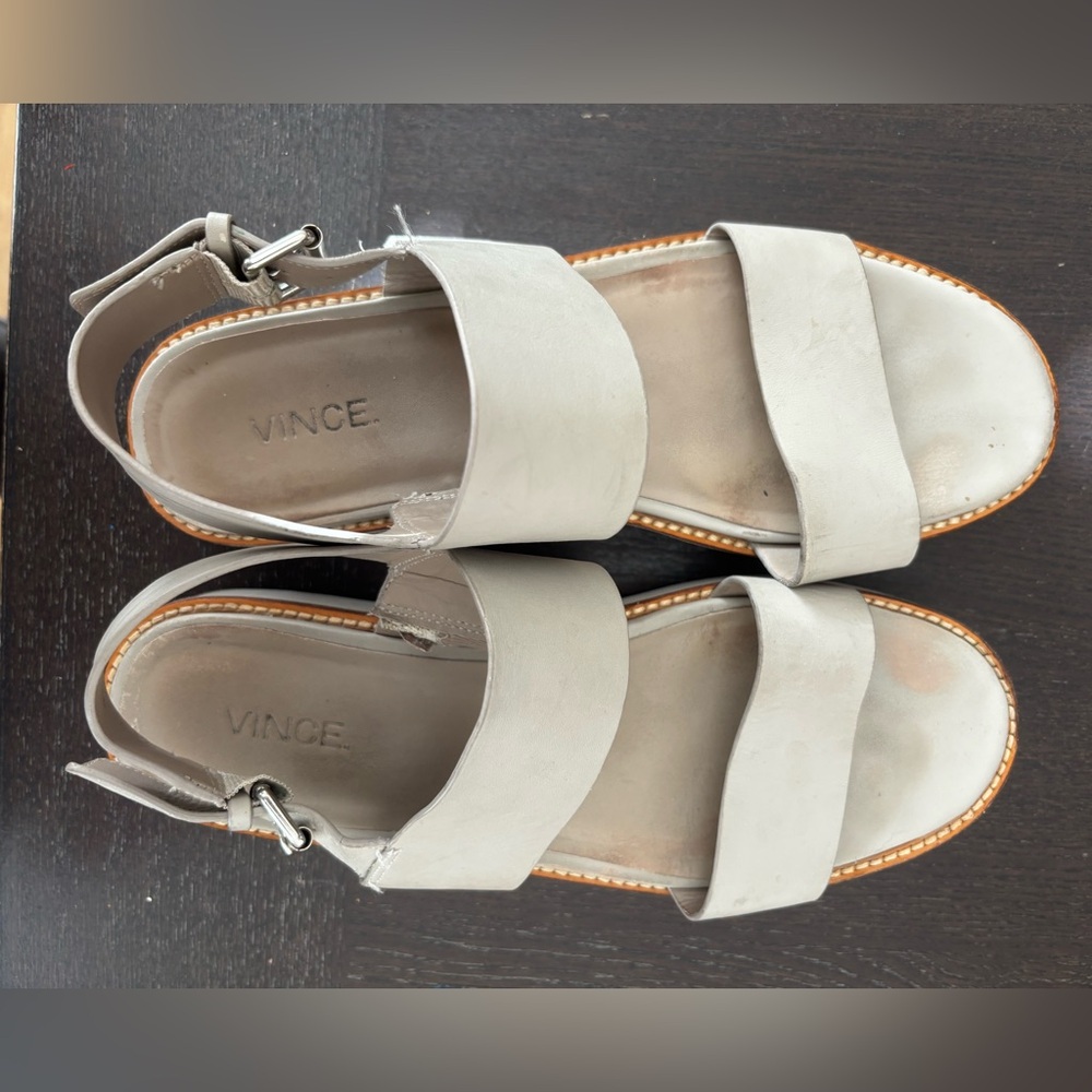 Vince Women's Light Gray Sandals